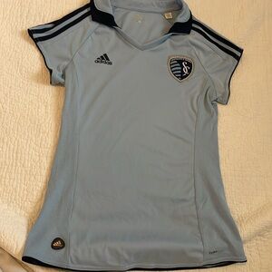 Adidas sporting KC women’s cut jersey medium
